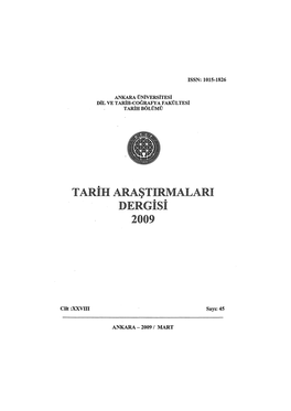 Tarih Araştirmalari Dergisi 2009