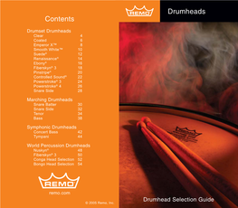 Contents Drumheads