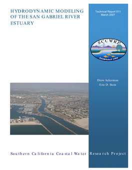 Hydrodynamic Modeling of the San Gabriel River Estuary