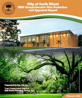 City of South Miami 2005 Comprehensive Plan Evaluation and Appraisal Report