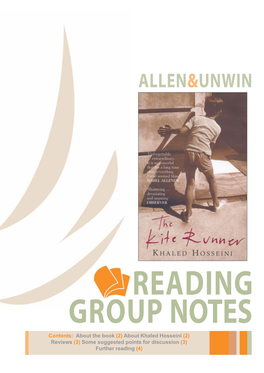 The Kite Runner Reading Group Notes