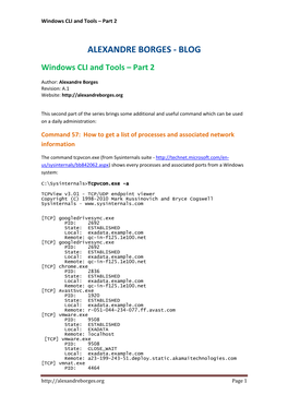 BLOG Windows CLI and Tools – Part 2