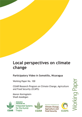 Somotillo,Nicaragua Change Climate Local Perspectives On