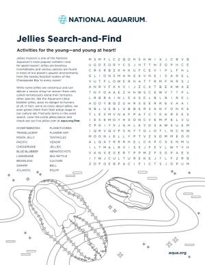 Jellies Search-And-Find Activities for the Young—And Young at Heart!