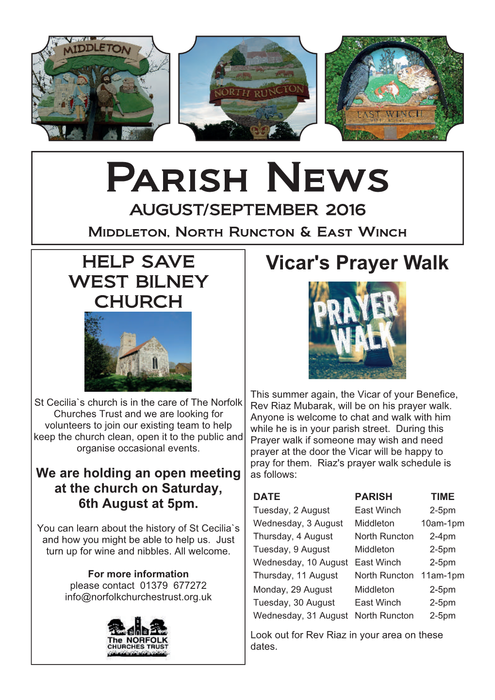 Parish News February&March 2016