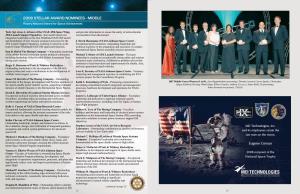 2008 STELLAR AWARD NOMINEES - MIDDLE Rotary National Award for Space Achievement