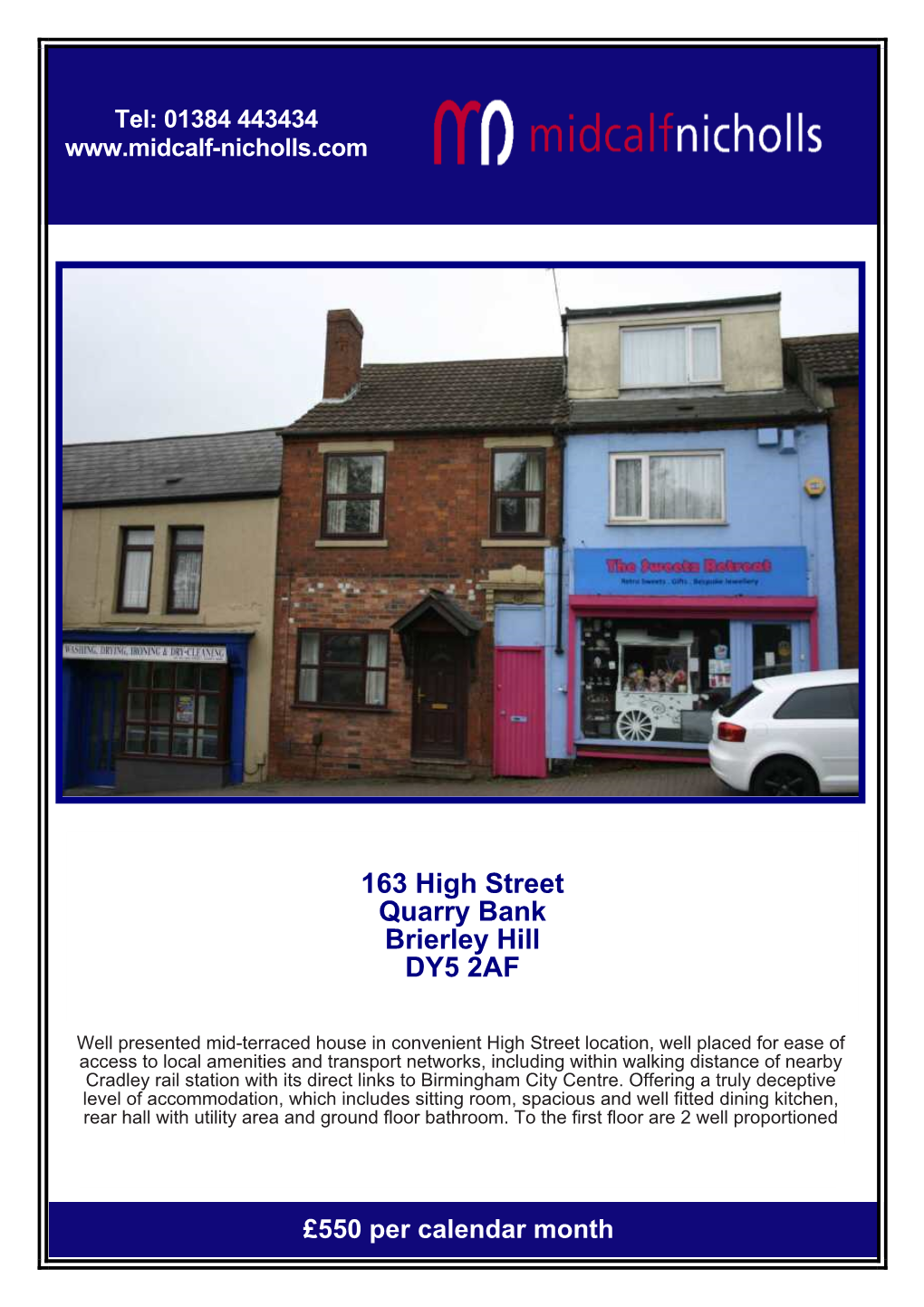 163 High Street Quarry Bank Brierley Hill DY5 2AF