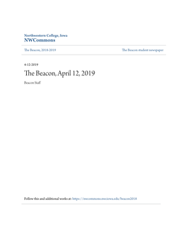 The Beacon, April 12, 2019 Beacon Staff