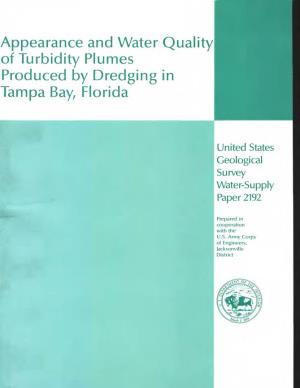 Appearance and Water Quality] of Turbidity Plumes Produced by Dredging in Tampa Bay, Florida
