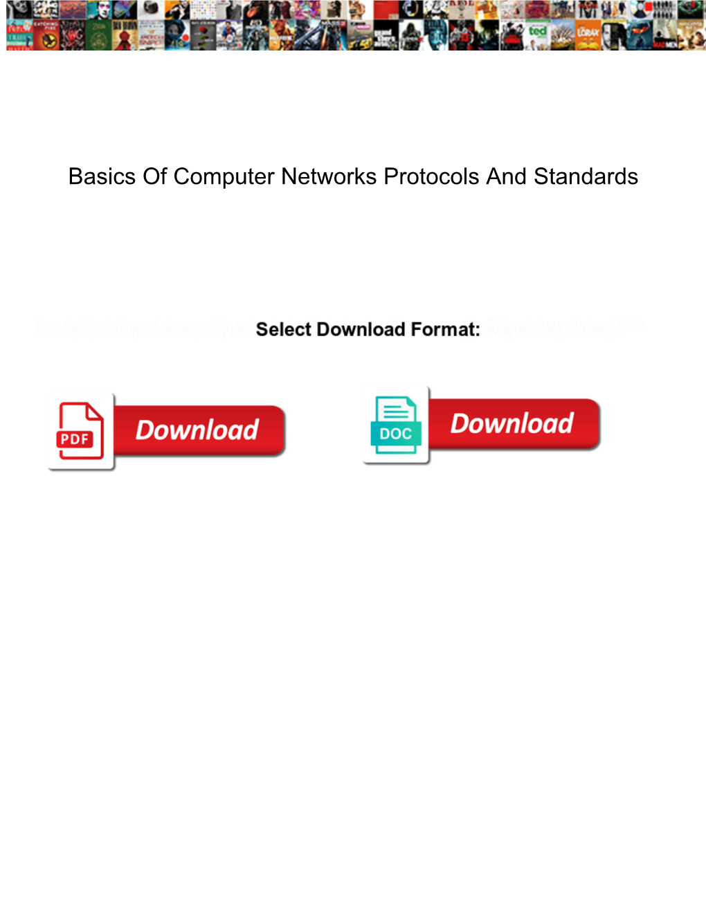 Basics of Computer Networks Protocols and Standards