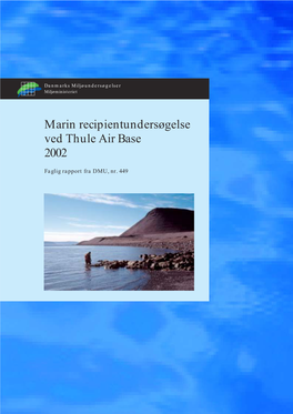 Marin Recipientundersøgelse Ved Thule Air Base 2002