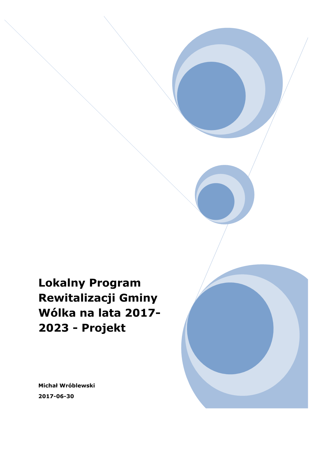 Gminny Program Rewitalizacji Dla Gminy Głusk