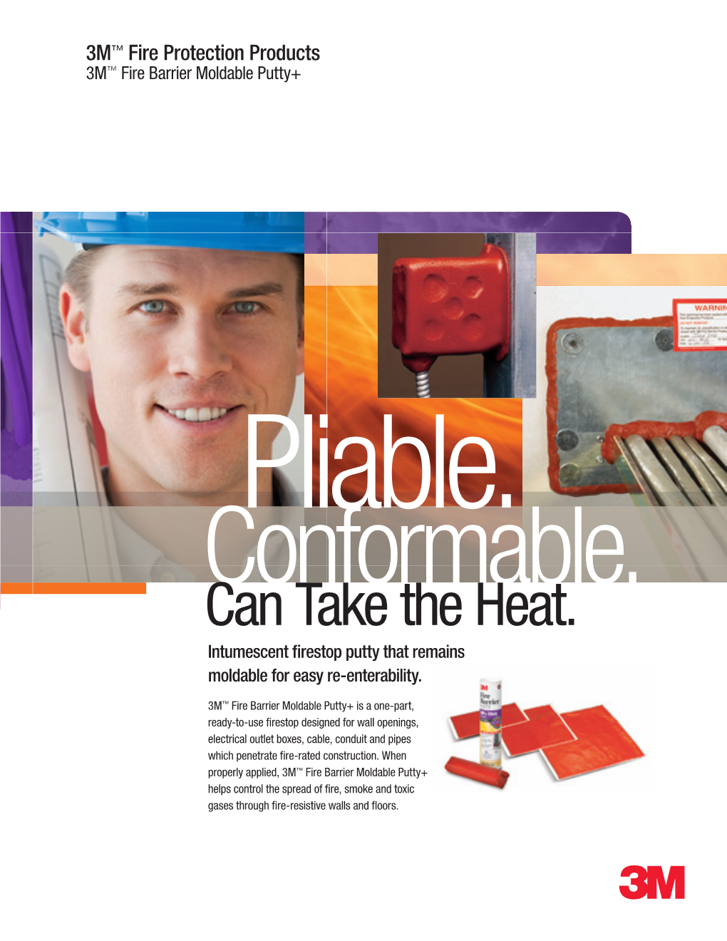 3M™ Fire Protection Products 3M™ Fire Barrier Moldable Putty+