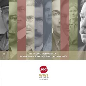 Duty and Democracy: Parliament and the First World War