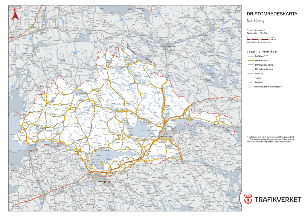 Karta Över Driftområde Norrköping (Pdf, 1,9