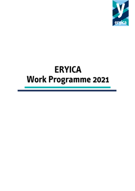 ERYICA Work Programme 2021 MEMBERSHIP