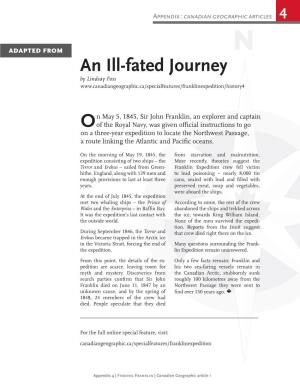 An Ill-Fated Journey by Lindsay Foss