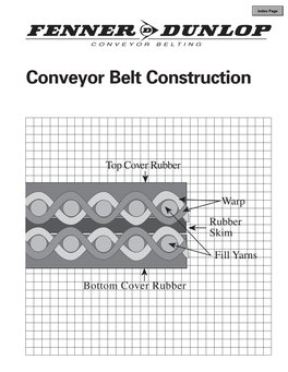 Conveyor Belt Construction