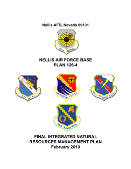 2010 Nellis AFB Integrated Natural Resources Management Plan