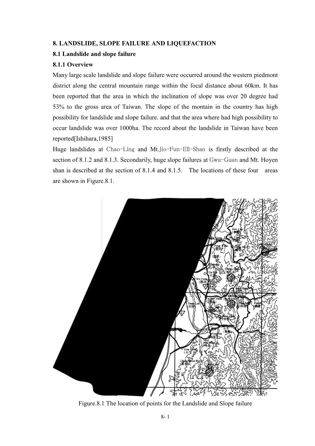 8. Landslide, Slope Failure and Liquefaction