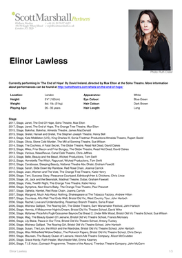 Elinor Lawless