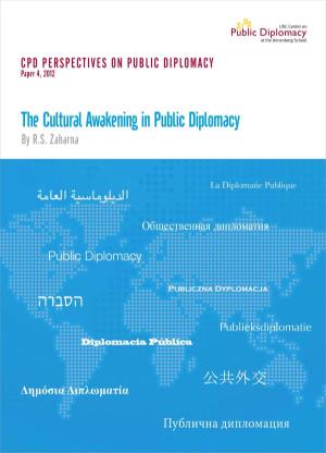 The Cultural Awakening in Public Diplomacy