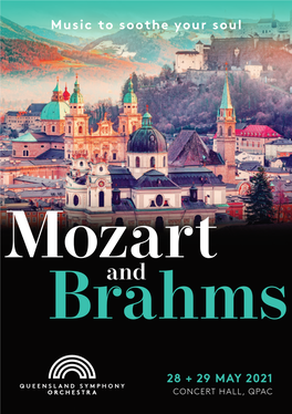 Mozart and Brahms I Contents Welcome 1