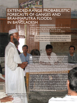 Extended-Range Probabilistic Forecasts of Ganges and Brahmaputra Floods in Bangladesh
