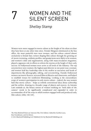 "Women and the Silent Screen" In: Wiley-Blackwell History of American