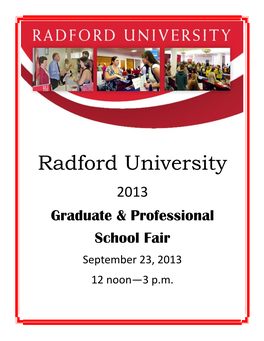 Graduate & Professional School Fair