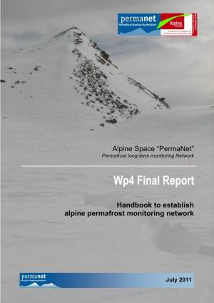 Alpine Space “Permanet” Handbook to Establish Alpine Permafrost
