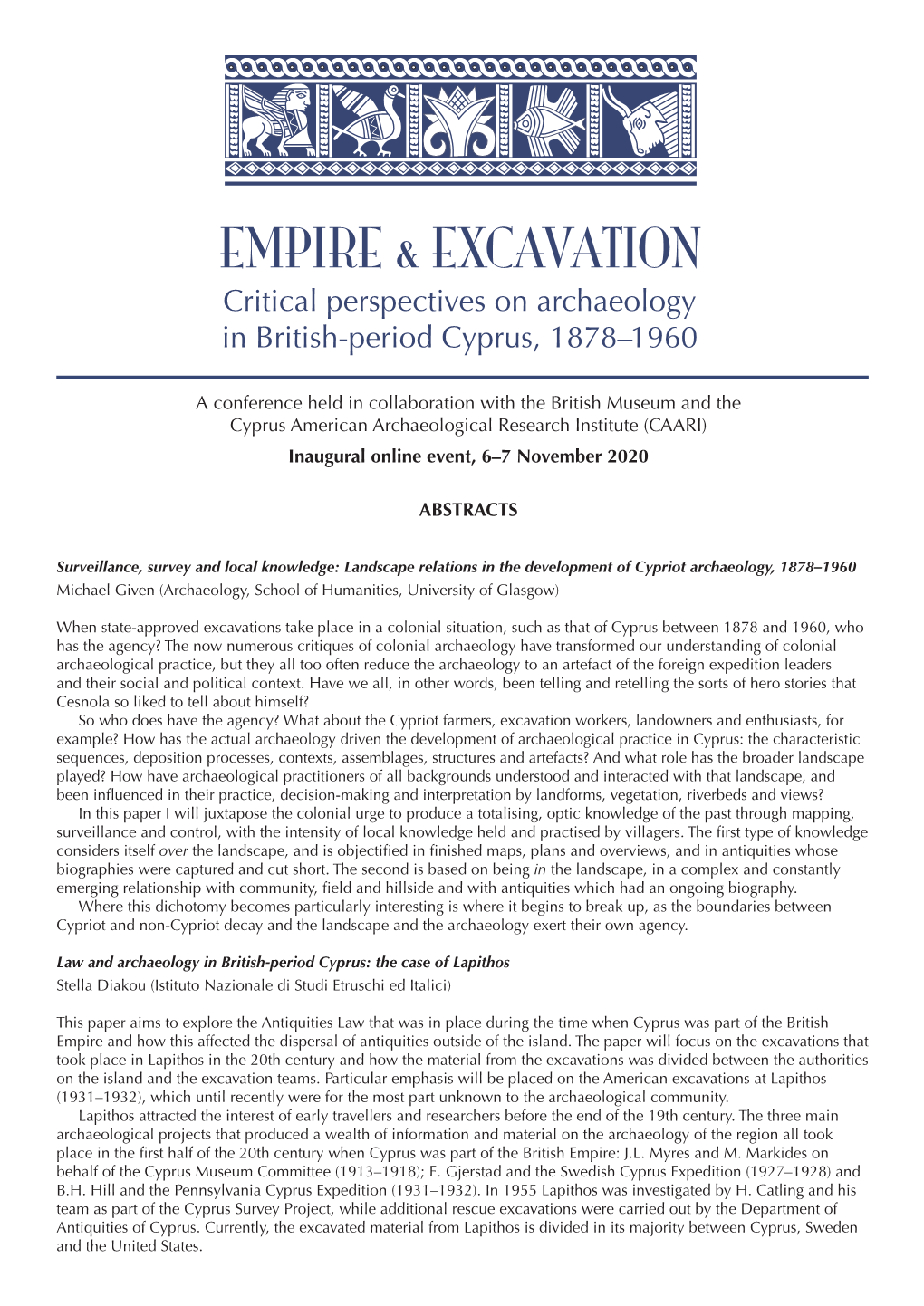 Empire & Excavation