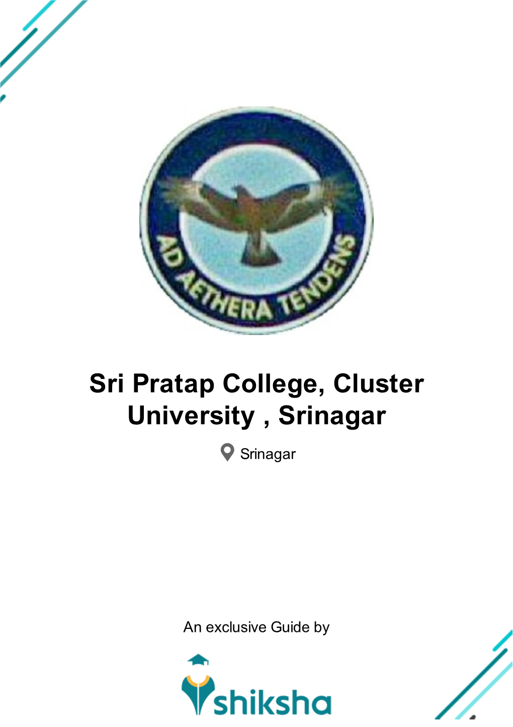 Sri Pratap College, Cluster University , Srinagar