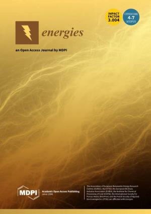 Energies an Open Access Journal by MDPI