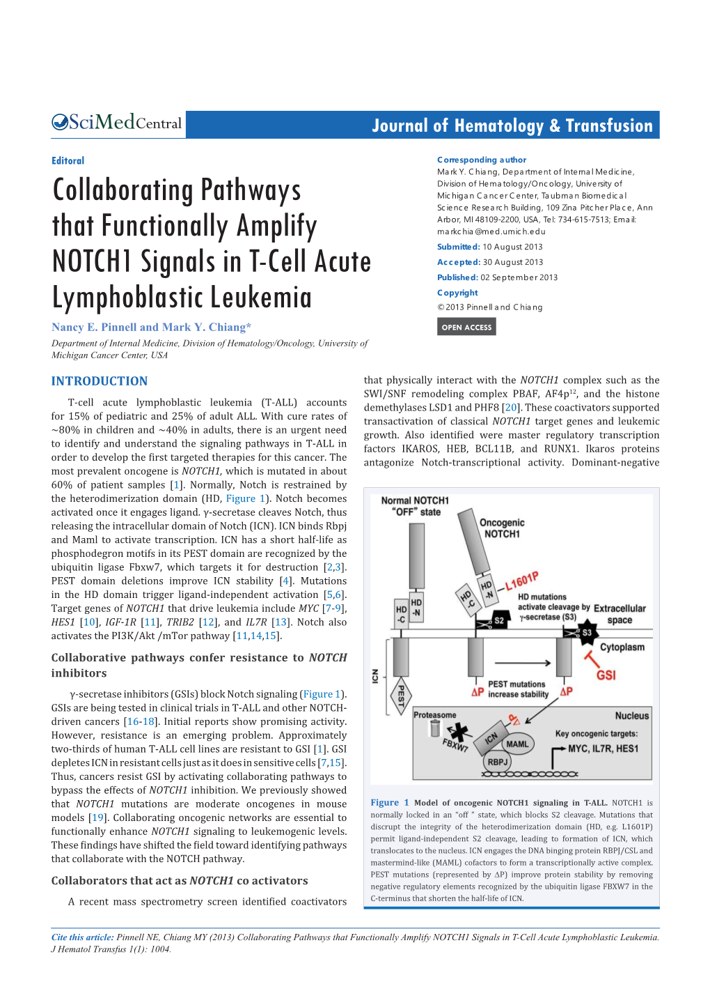 The JAK-STAT Pathway and Hematological