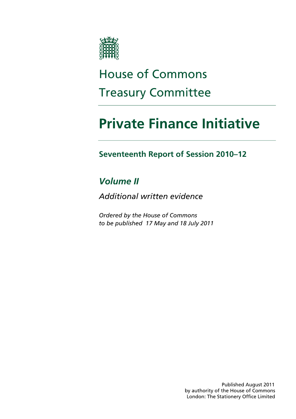 Private Finance Initiative