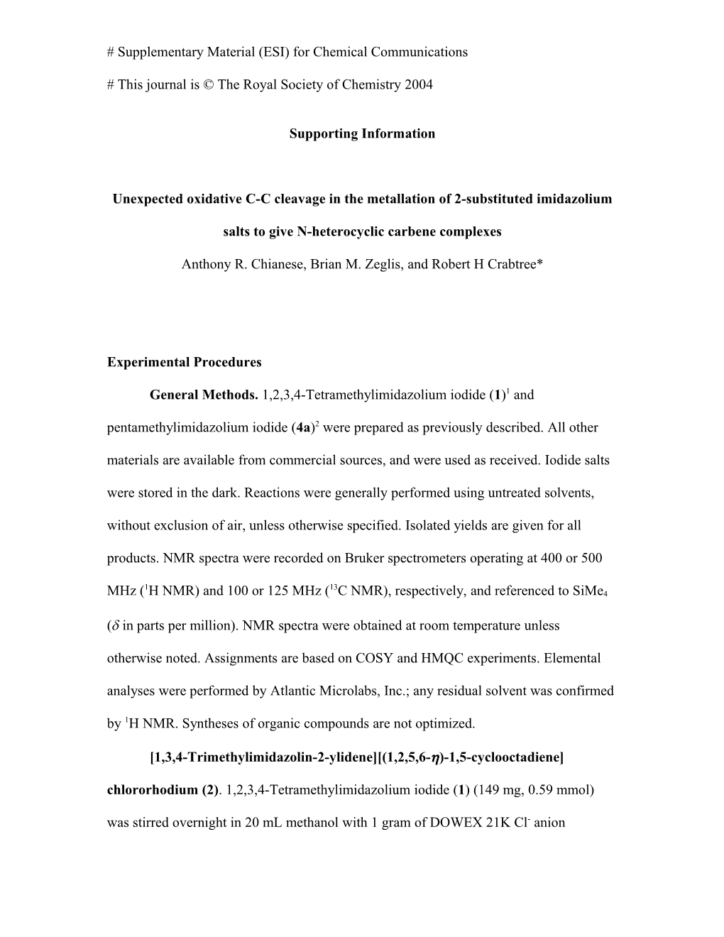 Supplementary Material (ESI) for Chemical Communications s3