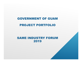 Government of Guam Project Portfolio Same Industry