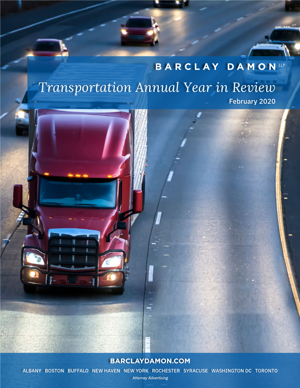 Transportation Annual Year in Review February 2020