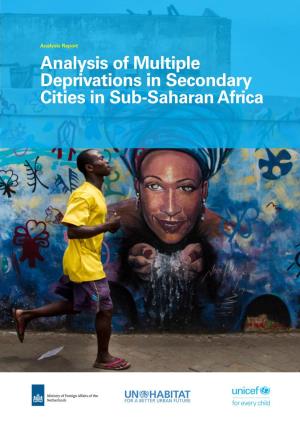 Analysis of Multiple Deprivations in Secondary Cities in Sub-Saharan Africa EMIT 19061