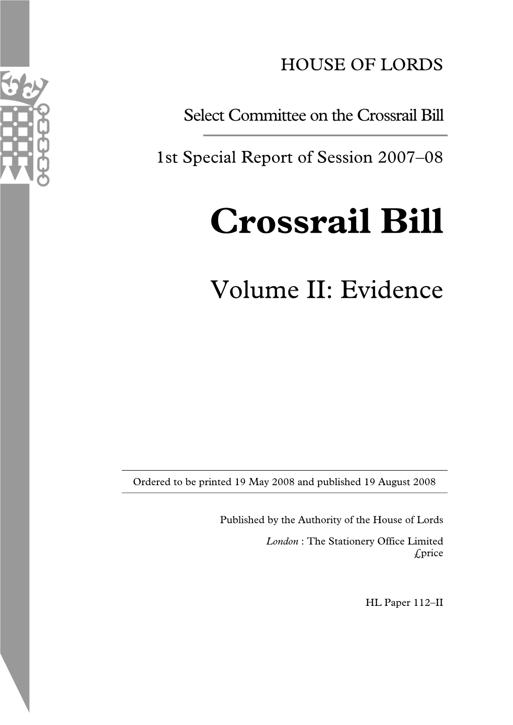 Crossrail Bill