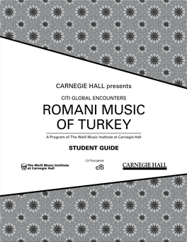 Romani Music of Turkey