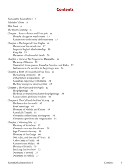 Ramakatha Rasavahini I 7 Publisher’S Note 8 This Book 9 the Inner Meaning 11 Chapter 1