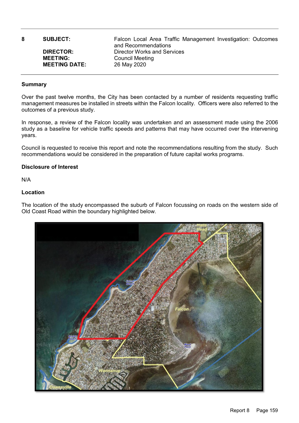 Falcon Local Area Traffic Management Investigation: Outcomes and Recommendations DIRECTOR