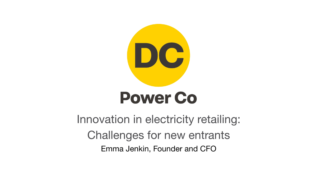 Innovation in Electricity Retailing: Challenges for New Entrants