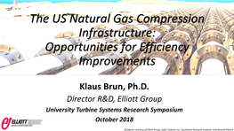 The US Natural Gas Compression Infrastructure: Opportunities for Efficiency Improvements