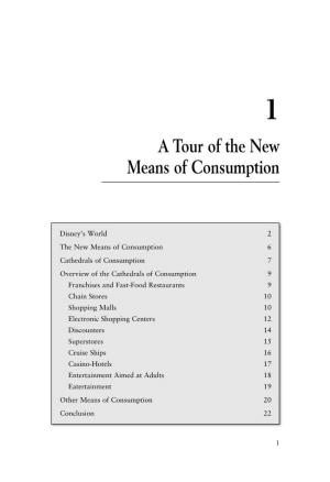 Ch 1. a Tour of the New Means of Consumption