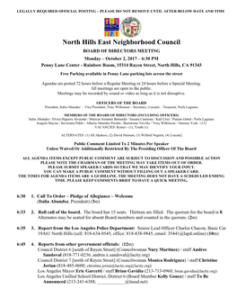 North Hills East Neighborhood Council