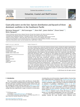 Species Distribution and Bycatch of Three Dominant Sunfishes in The