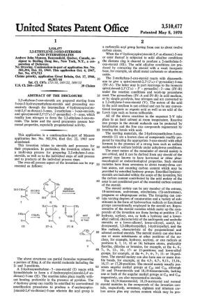 United States Patent Office Patented May 5, 1970
